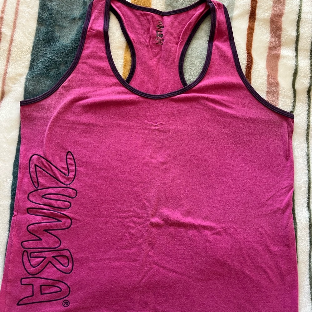 Zumba Fitness Women's Pink Tank Top